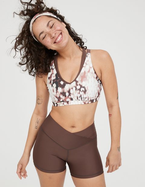 Женские брюки Aerie OFFLINE Shine High Waisted 4" Shortie