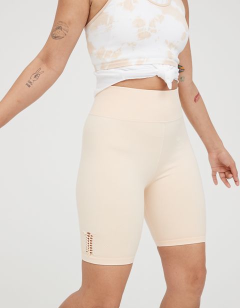 Женские брюки Aerie OFFLINE Seamless Macrame 7" Bike Short