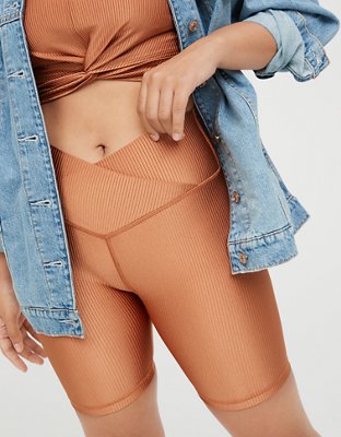 Aerie real me wrap store bike short