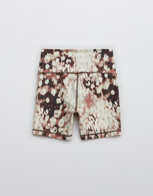 Женские брюки Aerie OFFLINE Shine High Waisted Printed 4" Shortie — фото 5