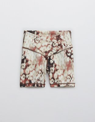 Женские брюки Aerie OFFLINE Shine High Waisted Printed 4" Shortie — фото 4