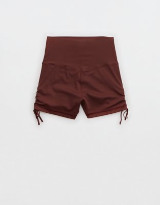 OFFLINE By Aerie Real Me High Waisted Ruched Tie 3" Bike Short