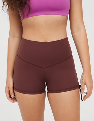 OFFLINE By Aerie Real Me High Waisted Ruched Tie 3" Bike Short