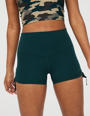 OFFLINE By Aerie Real Me High Waisted Ruched Tie 3" Bike Short