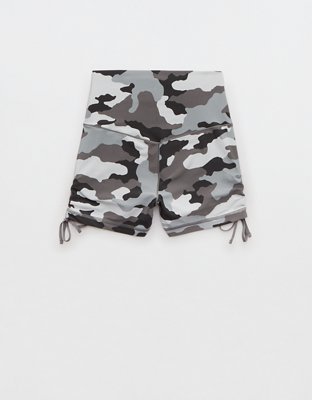 OFFLINE By Aerie Real Me High Waisted Ruched Tie 3" Bike Short