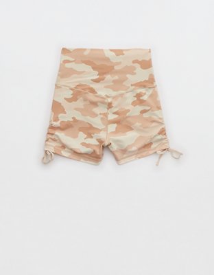 OFFLINE By Aerie Real Me High Waisted Ruched Tie 3" Bike Short