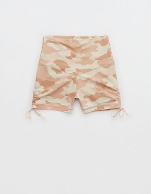 OFFLINE By Aerie Real Me High Waisted Ruched Tie 3" Bike Short