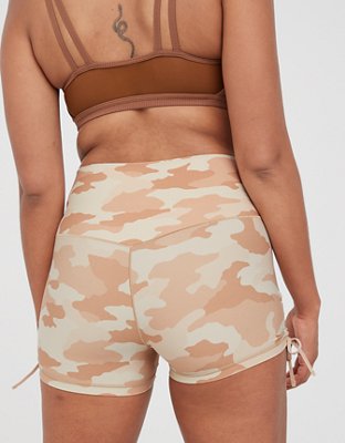 OFFLINE By Aerie Real Me High Waisted Ruched Tie 3" Bike Short