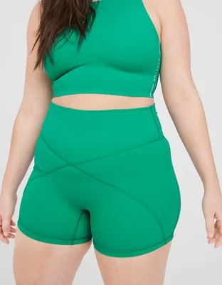 OFFLINE By Aerie Goals 4" Ribbed Bike Short