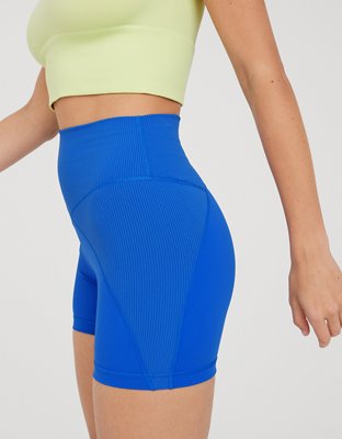 OFFLINE By Aerie Goals 4" Ribbed Bike Short