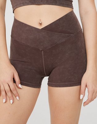 OFFLINE By Aerie Real Me Double Crossover 3" Bike Short