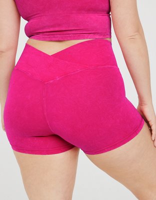 OFFLINE By Aerie Real Me Double Crossover 3" Bike Short
