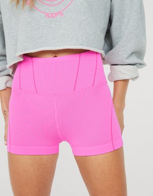 Aerie neon cheap biker shorts