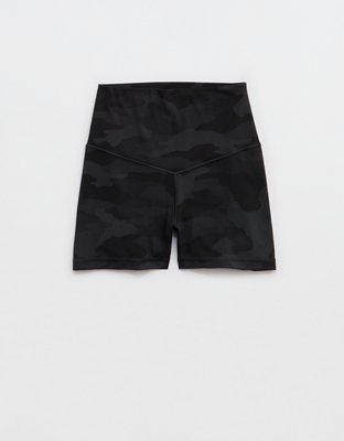 OFFLINE By Aerie Real Me XTRA High Waisted 3" Bike Short Women's Black Charcoal XL
