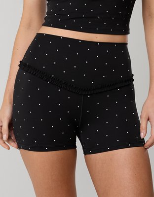 OFFLINE By Aerie Real Me XTRA High Waisted 3" Ruffle Bike Short