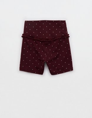 OFFLINE By Aerie Real Me XTRA High Waisted 3" Ruffle Bike Short