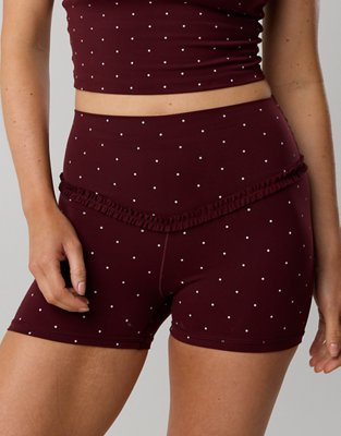 OFFLINE By Aerie Real Me XTRA High Waisted 3" Ruffle Bike Short
