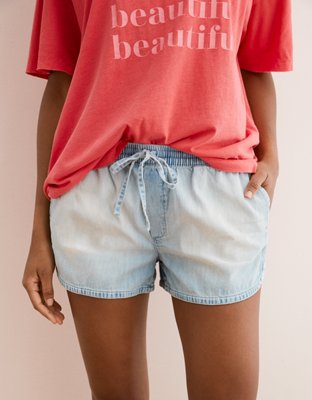 Chambray Shorts