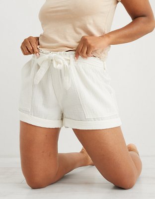 Aerie Camp Gauze Short