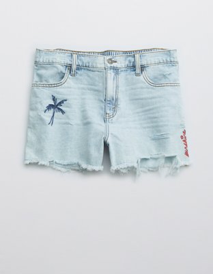 Aerie Distressed Daydream Denim Short