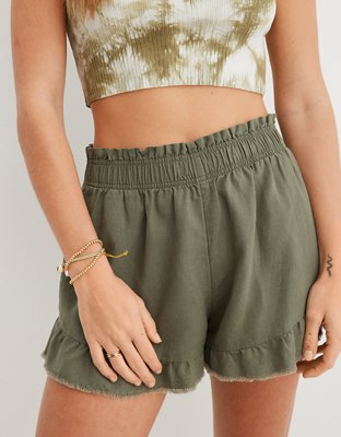 Aerie High Waisted Ruffle Short
