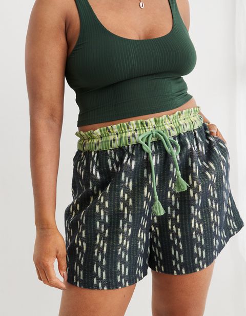 Женские брюки Aerie Jacquard High Waisted Short
