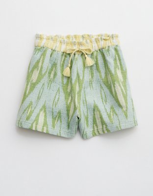 Aerie Jacquard High Waisted Short