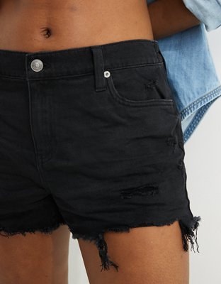 Женские джинсы Aerie Distressed Daydream Denim Short — фото 5