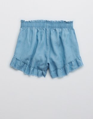 Женские брюки Aerie High Waisted Ruffle Short — фото 4