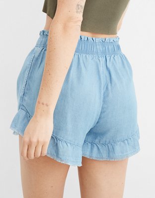 Женские брюки Aerie High Waisted Ruffle Short — фото 2
