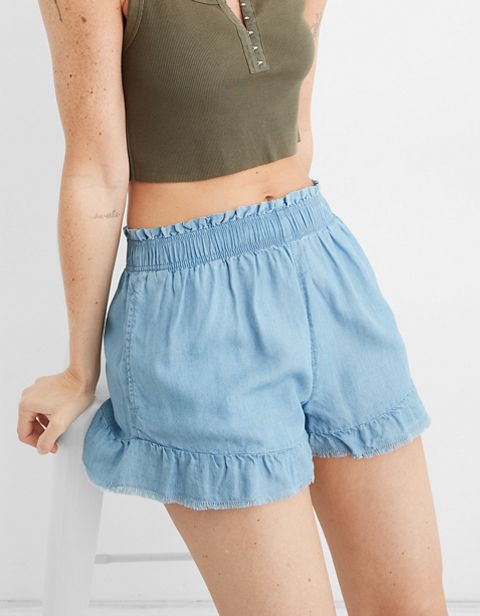 Женские брюки Aerie High Waisted Ruffle Short