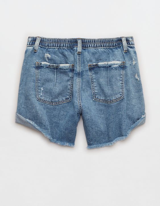 Aerie Low Rise Daydream Denim Short