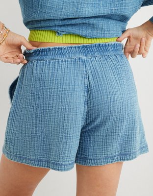 Aerie Gauzy High Waisted Short