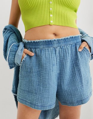 Aerie Gauzy High Waisted Short