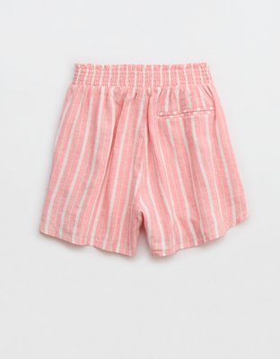 Aerie Linen Blend High Waisted Short