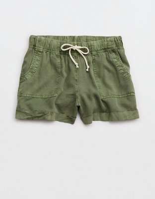 Aerie Short Cintura Alta con Lazo en la Cintura