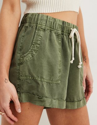 Aerie Short Cintura Alta con Lazo en la Cintura