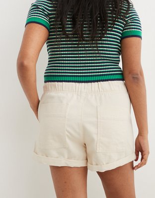 Aerie Short Cintura Alta con Lazo en la Cintura