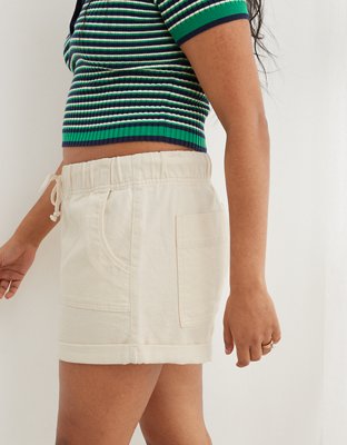 Aerie Short Cintura Alta con Lazo en la Cintura