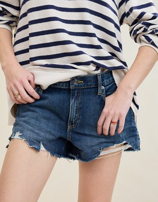 Aerie Daydream Distressed Denim Short