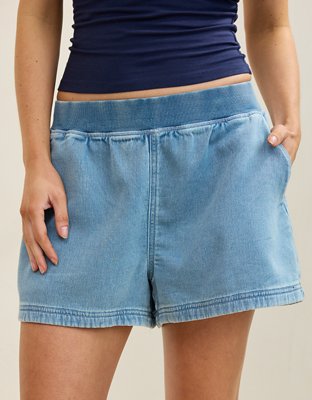 Aerie Daydream Denim Stretch Short