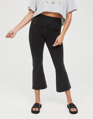 OFFLINE OG Cropped High Waisted Kick Flare Legging