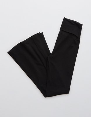 Женские брюки Aerie OFFLINE By Aerie OG Foldover High Waisted Super Flare Legging — фото 4