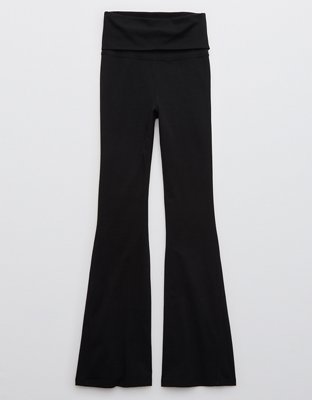 Женские брюки Aerie OFFLINE By Aerie OG Foldover High Waisted Super Flare Legging — фото 3