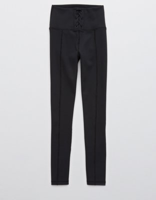 OFFLINE Ribbed High Waisted Lace Up Legging