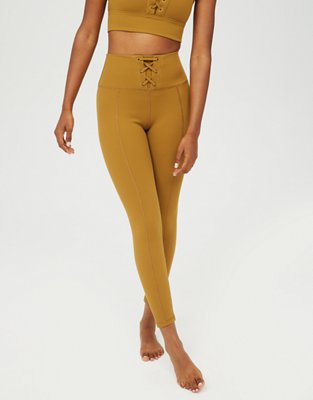 Женские брюки Aerie OFFLINE Ribbed High Waisted Lace Up Legging — фото 5