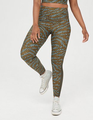 Женские брюки Aerie OFFLINE Printed Real Me High Waisted Mesh Legging — фото 7