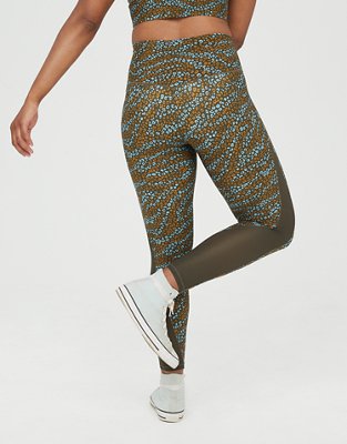 Женские брюки Aerie OFFLINE Printed Real Me High Waisted Mesh Legging — фото 4