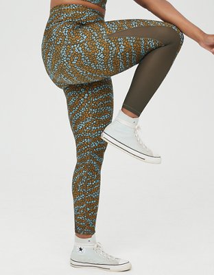 Женские брюки Aerie OFFLINE Printed Real Me High Waisted Mesh Legging — фото 6