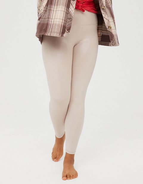 Женские брюки Aerie OFFLINE The Hugger High Waisted Shine Legging
